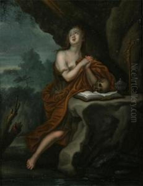 The Penitent Mary Magdalene Oil Painting by Adriaen Van Der Werff