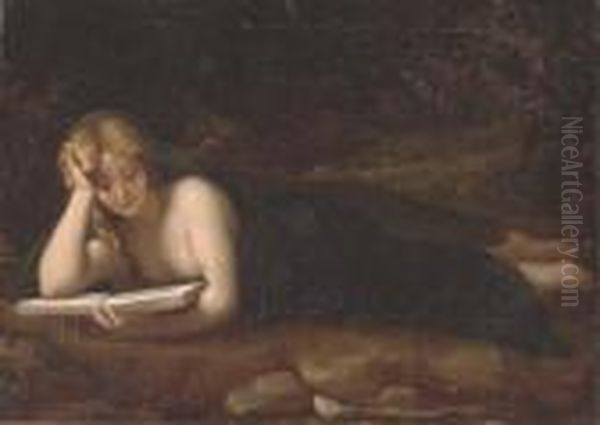 The Penitent Magdalen Oil Painting by Adriaen Van Der Werff