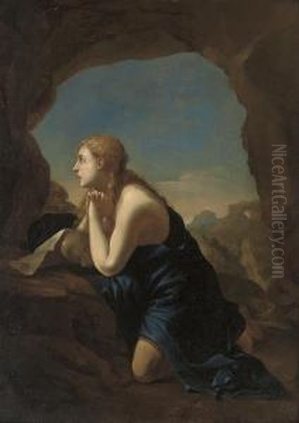 The Penitent Magdalen Oil Painting by Adriaen Van Der Werff