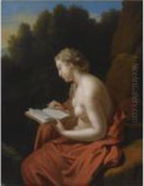 The Penitent Mary Magdalene Oil Painting by Adriaen Van Der Werff