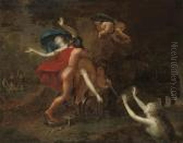 The Abduction Of Proserpine Oil Painting by Adriaen Van Der Werff