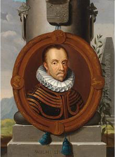 A Portrait Of William I Prince Of Orange (1533-1584) Oil Painting by Adriaen Van Der Werff