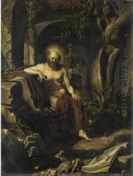 San Gerolamo Oil Painting by Adriaen Van Der Werff