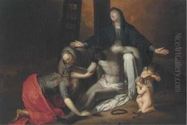 The Lamentation Oil Painting by Adriaen Van Der Werff