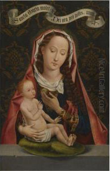 Virgin And Child Oil Painting by Rogier van der Weyden