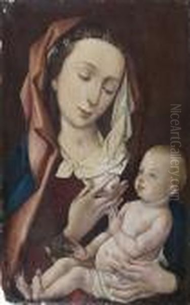 Vierge A L'enfant Oil Painting by Rogier van der Weyden