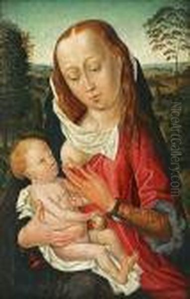 Madonna Lactans Oil Painting by Rogier van der Weyden