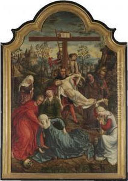 The Descent From The Cross Oil Painting by Rogier van der Weyden