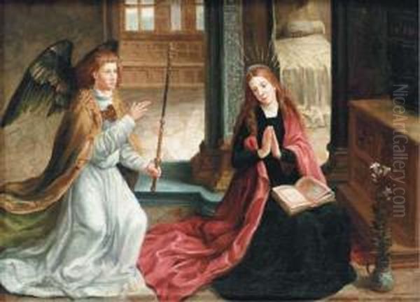 The Annunciation Oil Painting by Rogier van der Weyden