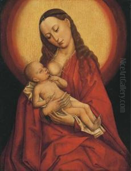 Vierge A L'enfant Oil Painting by Rogier van der Weyden