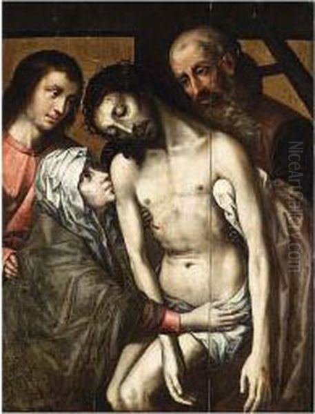 The Descent Of The Cross Oil Painting by Rogier van der Weyden