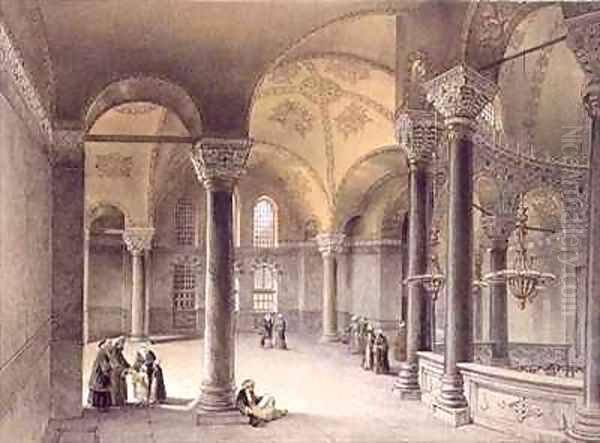 Haghia Sophia Oil Painting by Gaspard Fossati