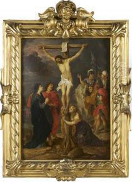 La Crucifixion Oil Painting by Abraham Jansz. van Diepenbeeck