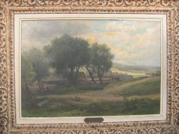 Maison Oil Painting by Hendrik D. Kruseman Van Elten