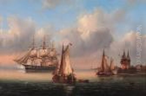 The Salute Oil Painting by Govert Van Emmerik