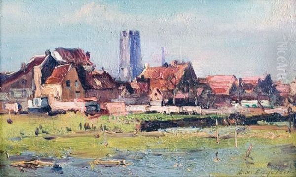 Mechelen Oil Painting by Louis Van Engelen