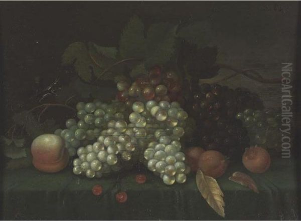 Still Life Of Fruit Oil Painting by Jacob Fopsen van Es