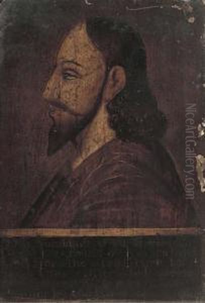 Christ Oil Painting by Jan Van Eyck