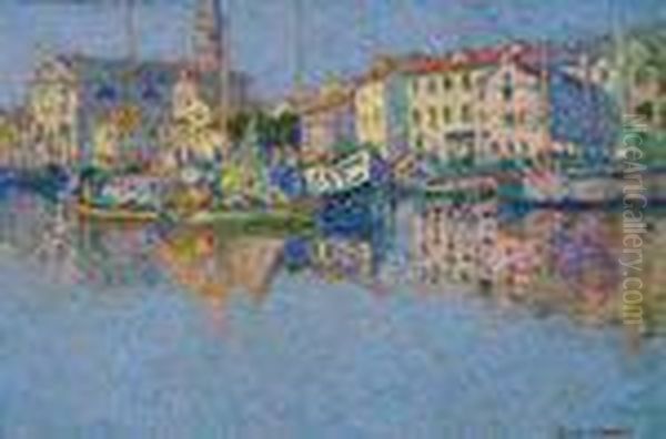 Venice Oil Painting by Luther Emerson Van Gorder