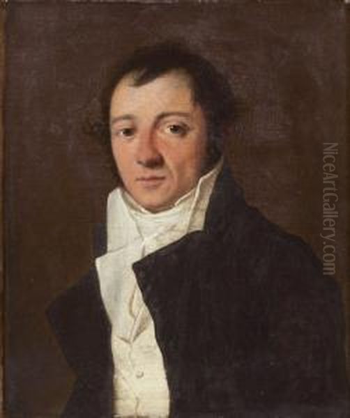 Portrait D'homme Oil Painting by Henri Nicolas Van Gorp