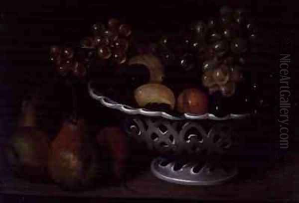 Still Life with Bowl Oil Painting by Galizia Fede