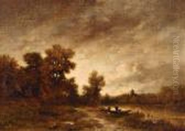 Motiv Aus Holland Oil Painting by Remigius Adriannus van Haanen