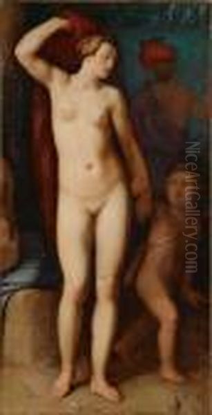 Venus Und Amor Oil Painting by Cornelis Cornelisz Van Haarlem