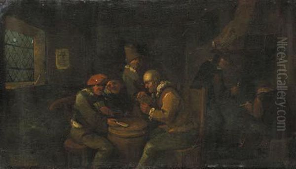 Boors Oil Painting by Egbert Ii Van Heemskerck