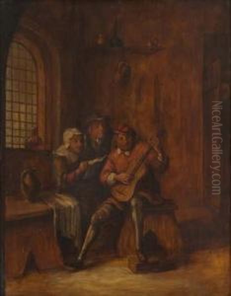 Untitled Oil Painting by Samuel Van Hoogstraten