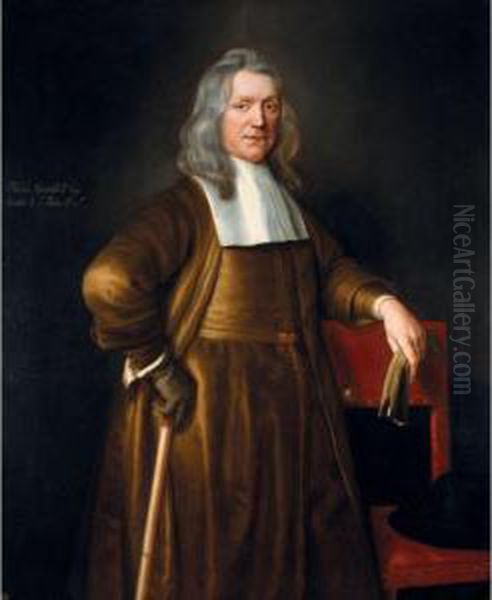 Portrait Of Thomas Knatchbull Oil Painting by Samuel Van Hoogstraten