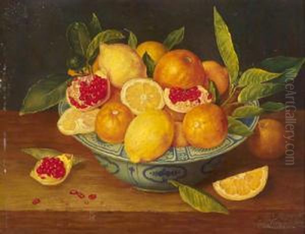 Stillleben Mit Fruchten Oil Painting by Jacob van Hulsdonck