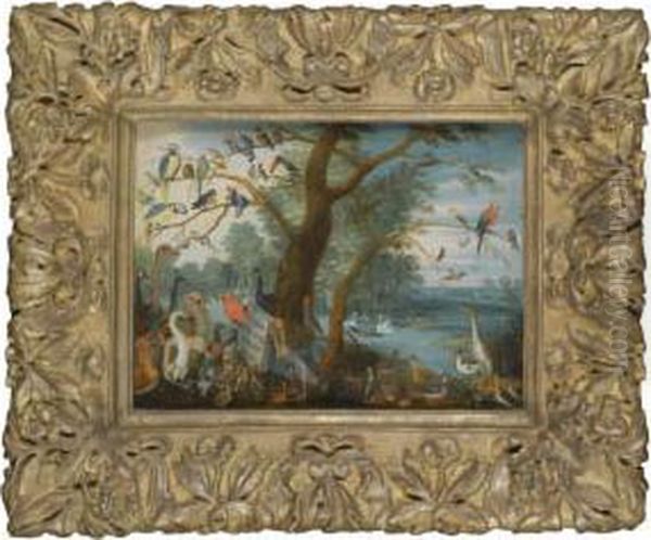 A Concert Of Birds Oil Painting by Jan van Kessel