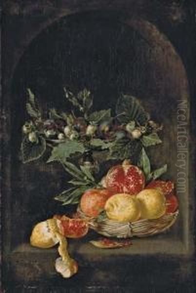 Still Life Oil Painting by Jan van Kessel