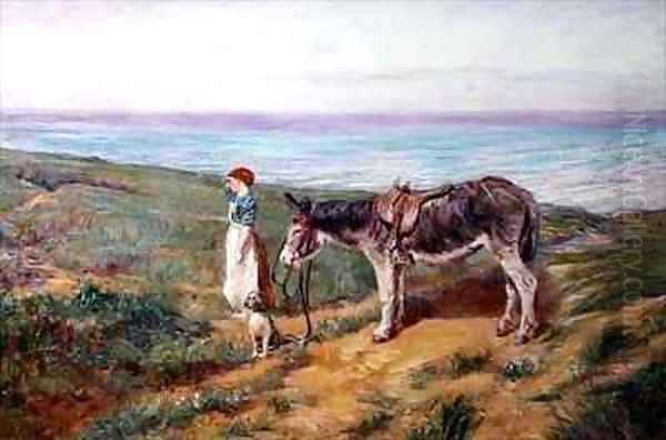 Faraway Sights Oil Painting by Augustus H. Fox