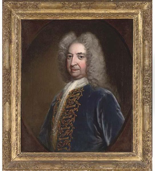 Portrait Of A Gentleman Oil Painting by Jean Baptiste van Loo