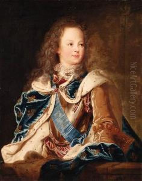 Portrait Of The Dauphin Oil Painting by Jean Baptiste van Loo