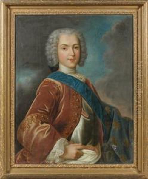 Portait Du Dauphin Oil Painting by Louis-Michel Van Loo