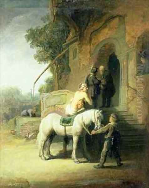 The Good Samaritan Oil Painting by Govaert Flinck