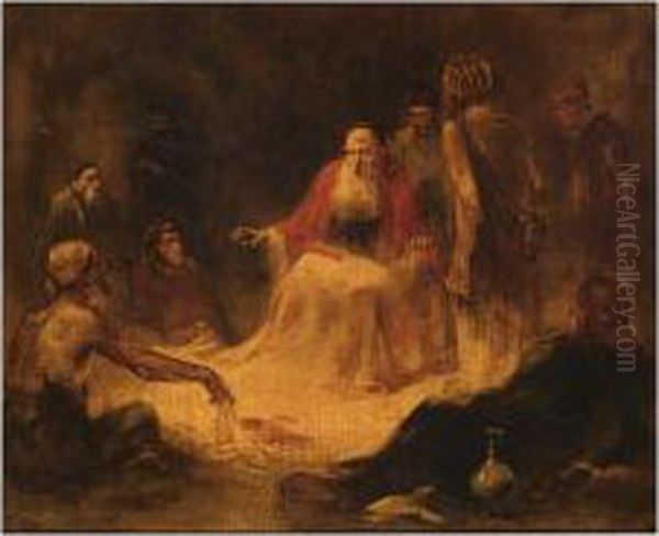 The Hermit Oil Painting by Han Van Meegeren