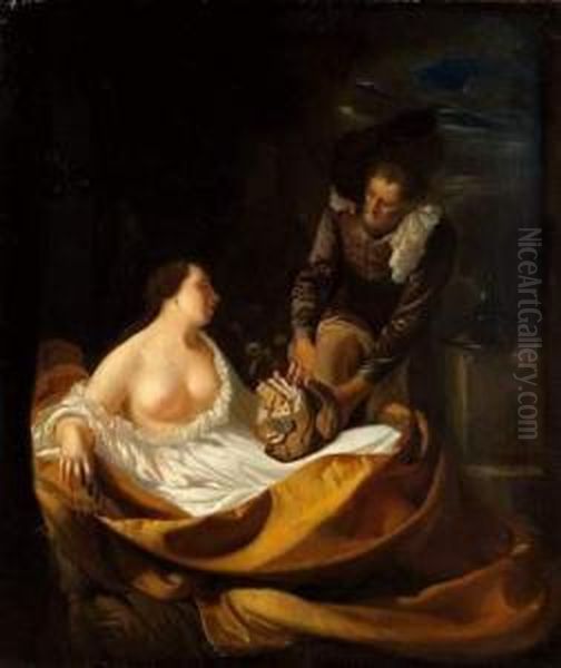 La Courtisane Oil Painting by Frans van Mieris