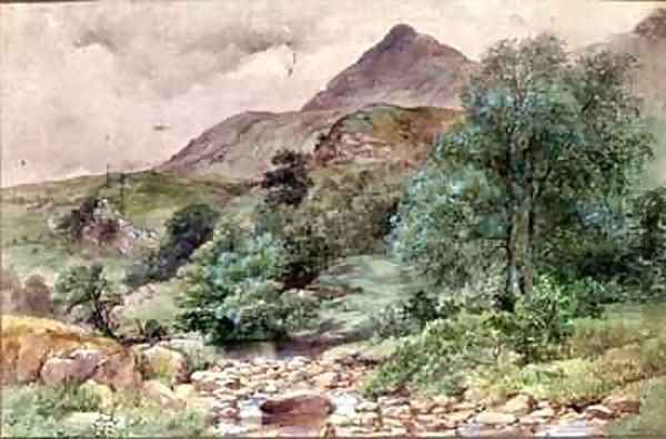 Moel Siabod North Wales Oil Painting by John Finnie