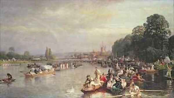 The Regatta Oil Painting by Walter Field