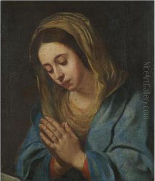 The Madonna At Prayer Oil Painting by Jacob Cornelisz Van Oostsanen