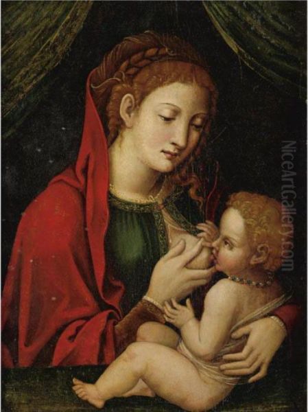 Madonna And Child Oil Painting by Barend Van Orley