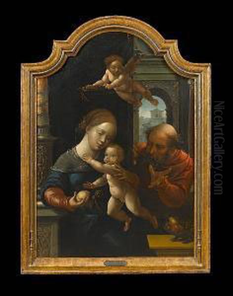 The Holy Family Oil Painting by Barend Van Orley