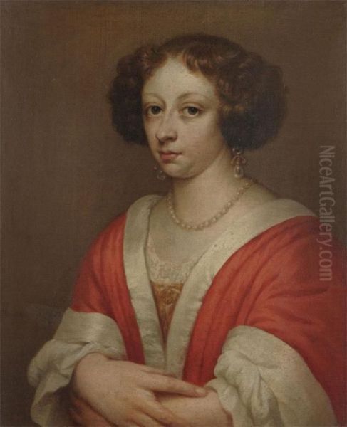 Portrait Of A Lady Oil Painting by Jan Anthonisz Van Ravesteyn