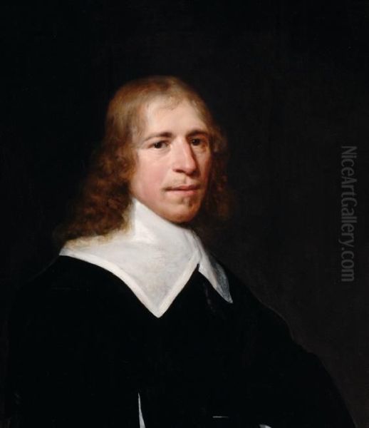 Portrait Of Adriaan Vanbredehoff De Vicq Oil Painting by Jan Anthonisz Van Ravesteyn