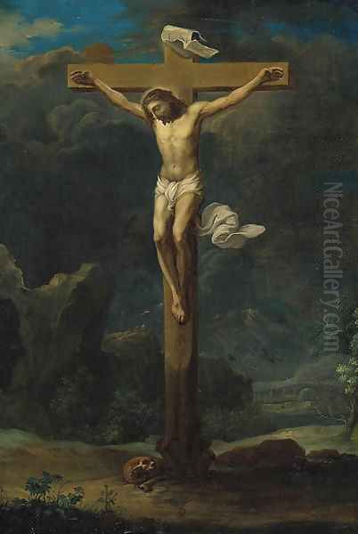 The Crucifixion 2 Oil Painting by Frans II Francken