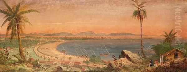 Bombay From Malabar Hill, India Oil Painting by Horace Van Ruith