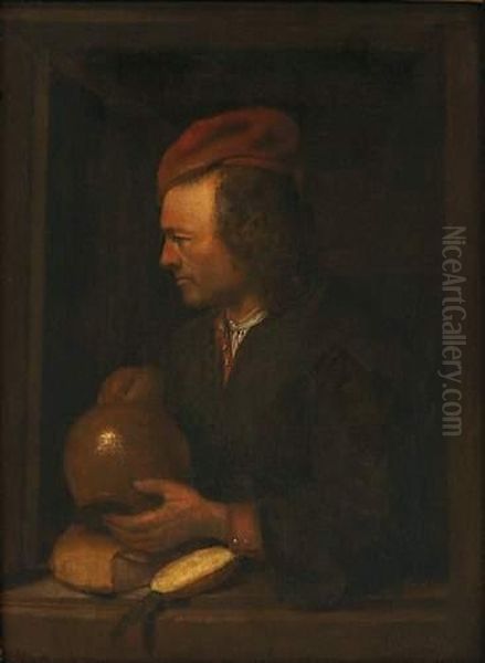 Senza Titolo Oil Painting by Pieter Cornelisz. van SLINGELANDT